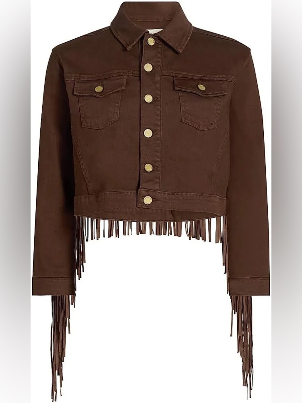 L'AGENCE Koda Crop Fringe Jacket - Picture 9 of 9